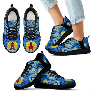 Sky Style Art Nigh Exciting Los Angeles Angels Sneakers