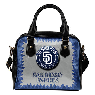 Jagged Saws Mouth Creepy San Diego Padres Shoulder Handbags