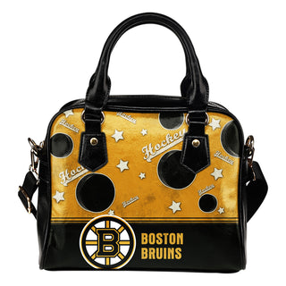 Personalized American Hockey Awesome Boston Bruins Shoulder Handbag