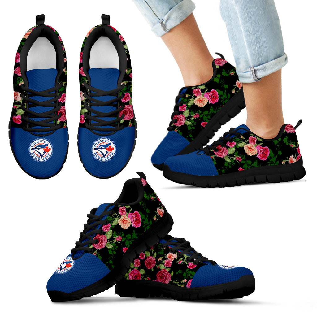 Vintage Floral Toronto Blue Jays Sneakers