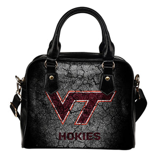 Wall Break Virginia Tech Hokies Shoulder Handbags Women Purse