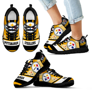 Three Impressing Point Of Logo Pittsburgh Steelers Sneakers