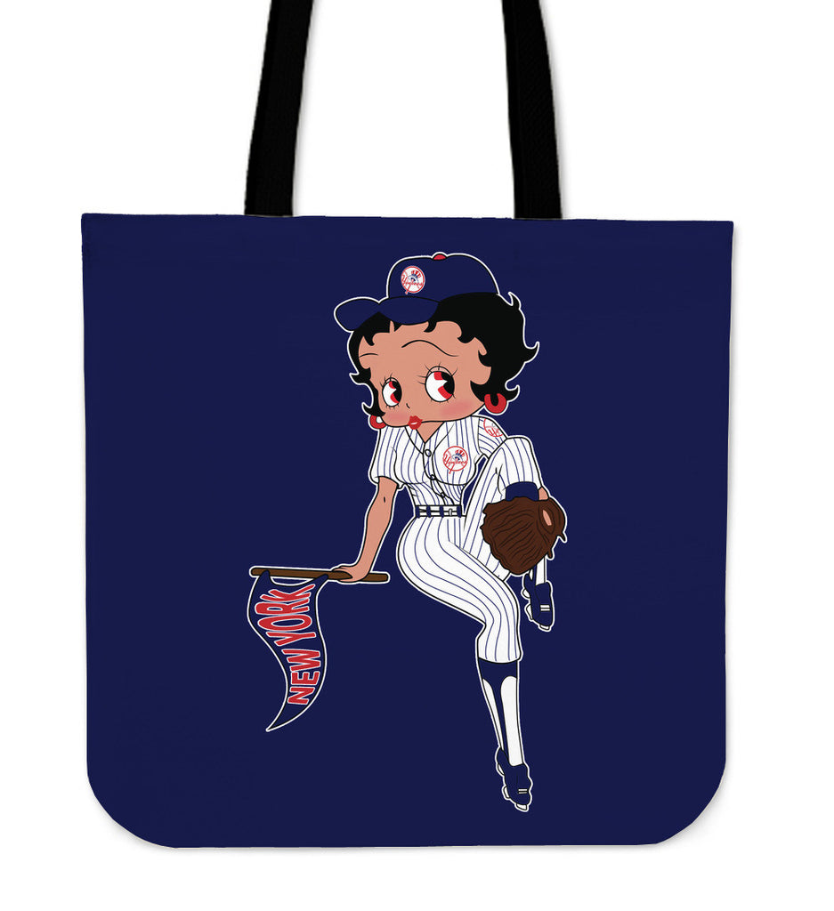 BB Baseball New York Yankees Tote Bags