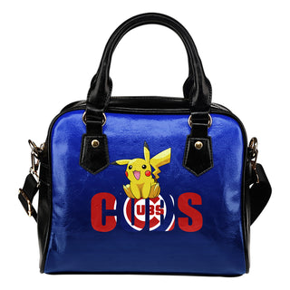 Pokemon Sit On Text Chicago Cubs Shoulder Handbags