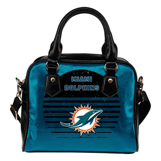 Back Fashion Round Charming Miami Dolphins Shoulder Handbags