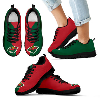 Two Colors Trending Lovely Minnesota Wild Sneakers