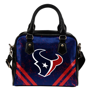 Couple Curves Light Good Logo Houston Texans Shoulder Handbags