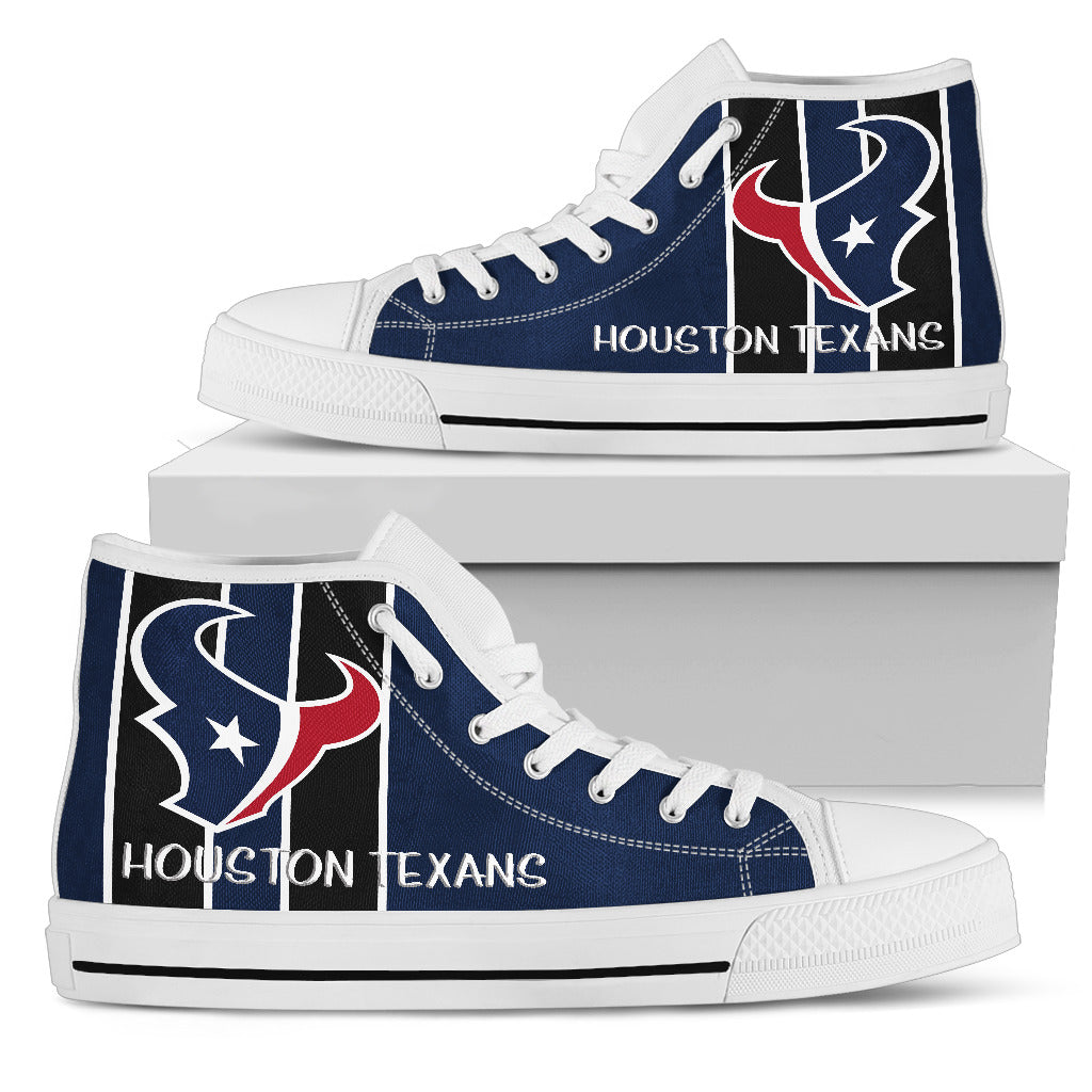 Steaky Trending Fashion Sporty Houston Texans High Top Shoes