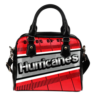 Carolina Hurricanes Silver Name Colorful Shoulder Handbags