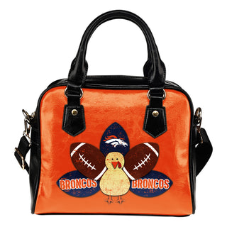 Thanksgiving Denver Broncos Shoulder Handbags - Best Funny Store