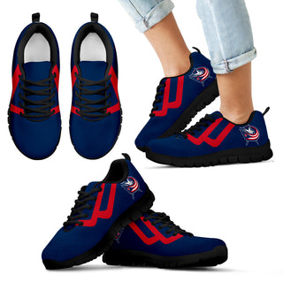 Line Bottom Straight Columbus Blue Jackets Sneakers