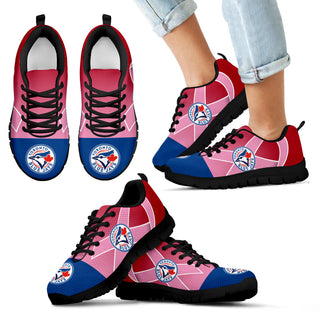 Toronto Blue Jays Cancer Pink Ribbon Sneakers