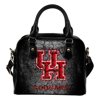 Wall Break Houston Cougars Shoulder Handbags Women Purse