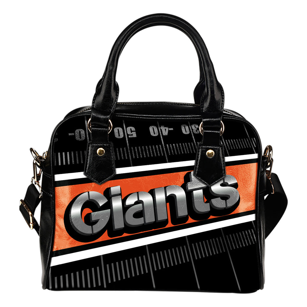 San Francisco Giants Silver Name Colorful Shoulder Handbags