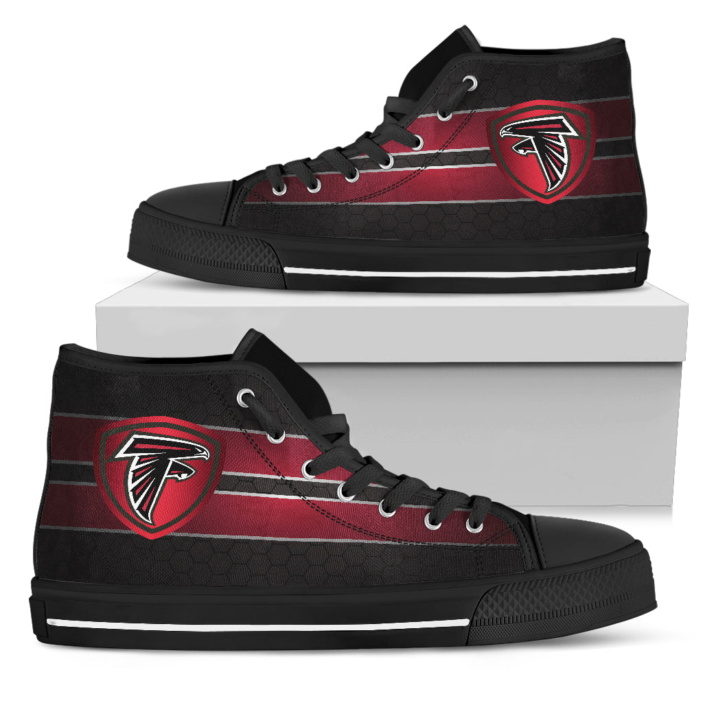 The Shield Atlanta Falcons High Top Shoes