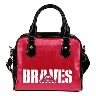 Atlanta Braves Mass Triangle Shoulder Handbags