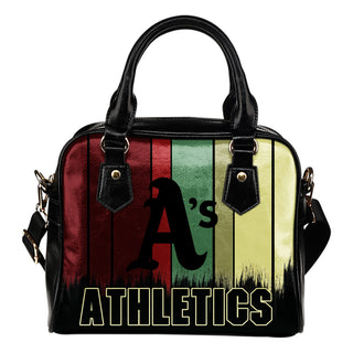 Vintage Silhouette Oakland Athletics Purse Shoulder Handbag