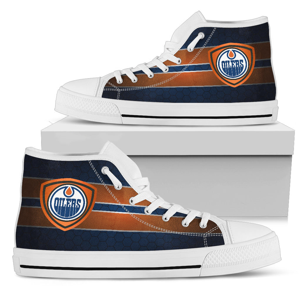 The Shield Edmonton Oilers High Top Shoes