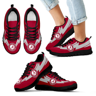 Three Amazing Good Line Charming Logo Alabama Crimson Tide Sneakers