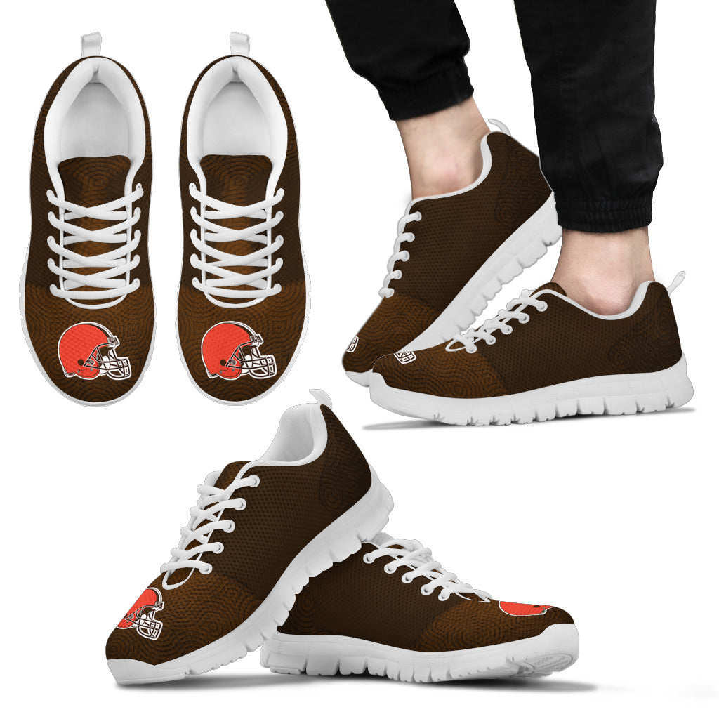 Seamless Line Magical Wave Beautiful Cleveland Browns Sneakers