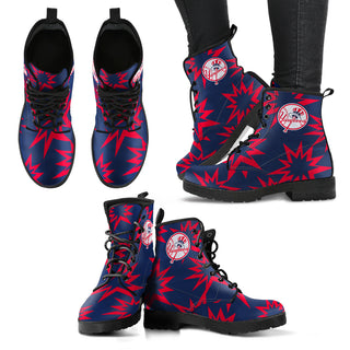 Dizzy Motion Amazing Designs Logo New York Yankees Boots