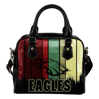 Vintage Silhouette Philadelphia Eagles Purse Shoulder Handbag