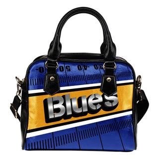 St. Louis Blues Silver Name Colorful Shoulder Handbags