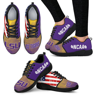 Simple Fashion LSU Tigers Shoes Athletic Sneakers