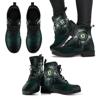 Secret Green Sun And Moon Dreamcatcher Oakland Athletics Boots