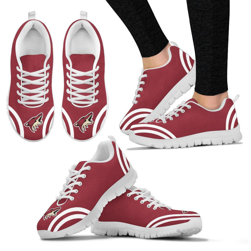 Lovely Curves Stunning Logo Icon Arizona Coyotes Sneakers