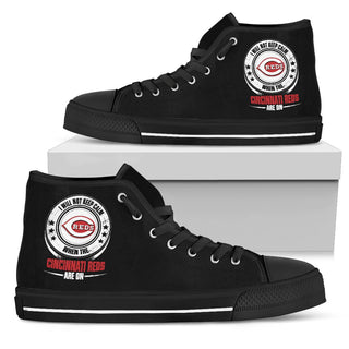 I Will Not Keep Calm Amazing Sporty Cincinnati Reds High Top Shoes