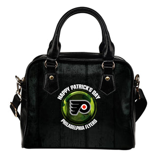 Retro Scene Lovely Shining Patrick's Day Philadelphia Flyers Shoulder Handbags