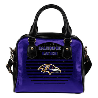 Back Fashion Round Charming Baltimore Ravens Shoulder Handbags