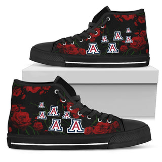 Lovely Rose Thorn Incredible Arizona Wildcats High Top Shoes