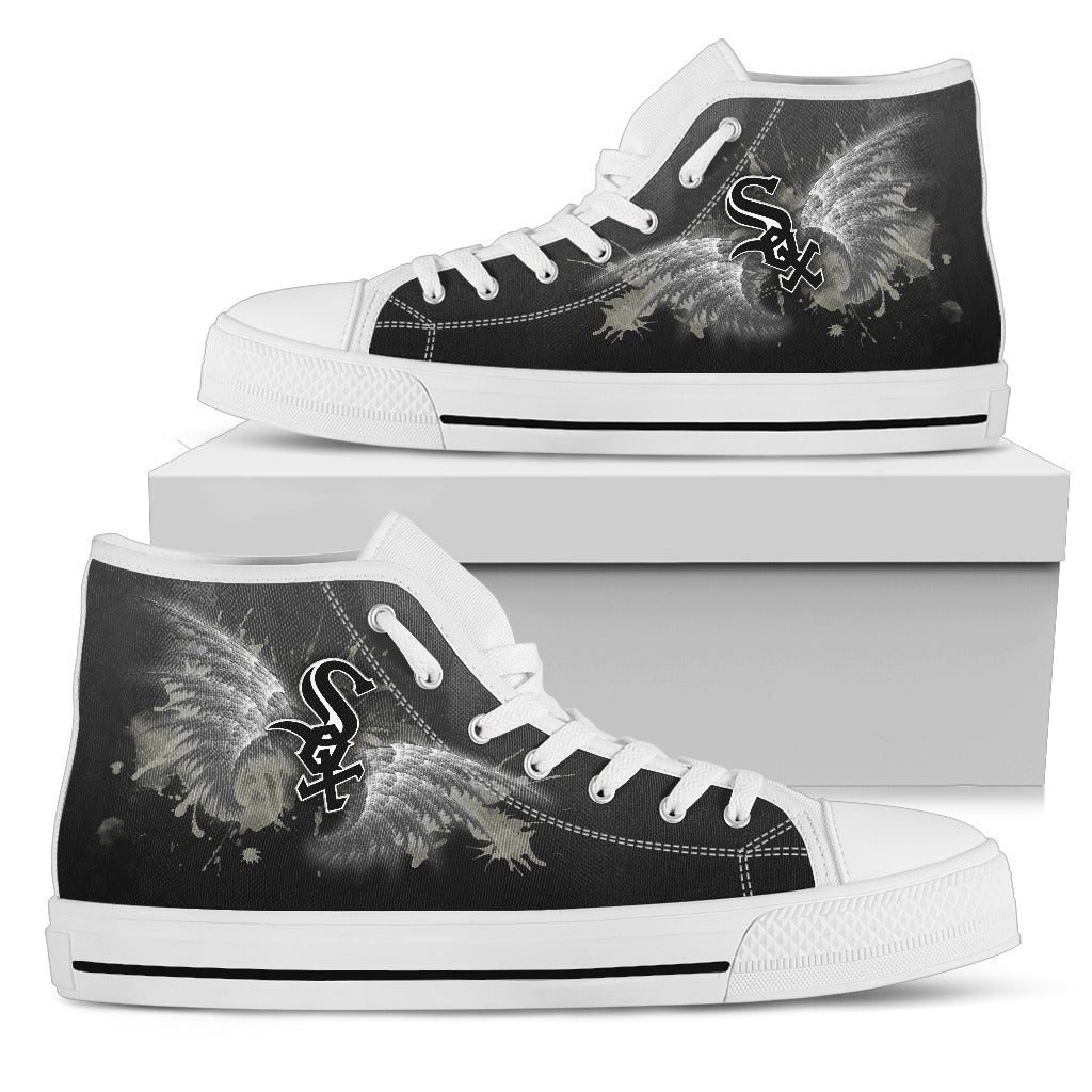 Angel Wings Chicago White Sox High Top Shoes