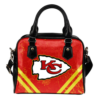 Couple Curves Light Good Logo Kansas City Chiefs Shoulder Handbags