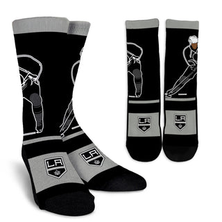 Talent Player Fast Cool Air Comfortable Los Angeles Kings Socks