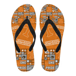 Pride Flag Tennessee Volunteers Flip Flops