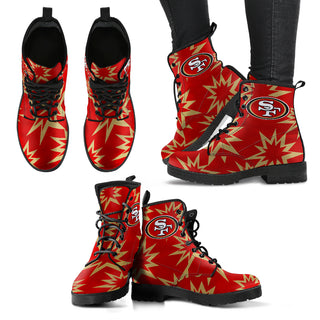 Dizzy Motion Amazing Designs Logo San Francisco 49ers Boots