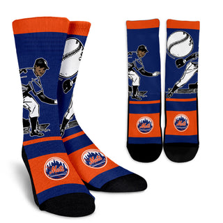 Talent Player Fast Cool Air Comfortable New York Mets Socks