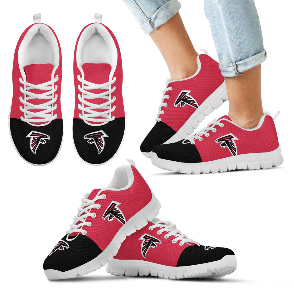 Two Colors Aparted Atlanta Falcons Sneakers