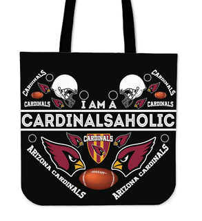 I Am A Cardinalsaholic Arizona Cardinals Tote Bags