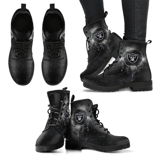 Secret Green Sun And Moon Dreamcatcher Oakland Raiders Boots