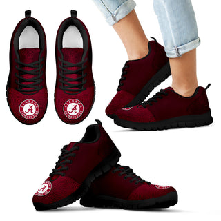 Seamless Line Magical Wave Beautiful Alabama Crimson Tide Sneakers