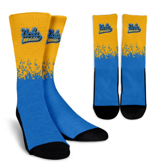 Exquisite Fabulous Pattern Little Pieces UCLA Bruins Crew Socks