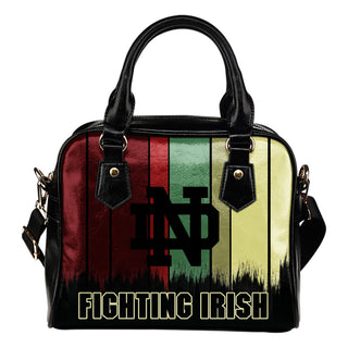 Vintage Silhouette Notre Dame Fighting Irish Purse Shoulder Handbag