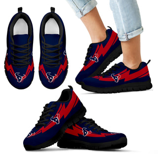 Three Amazing Good Line Charming Logo Houston Texans Sneakers