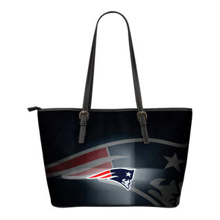 New England Patriots Light Logo Small Leather Bags