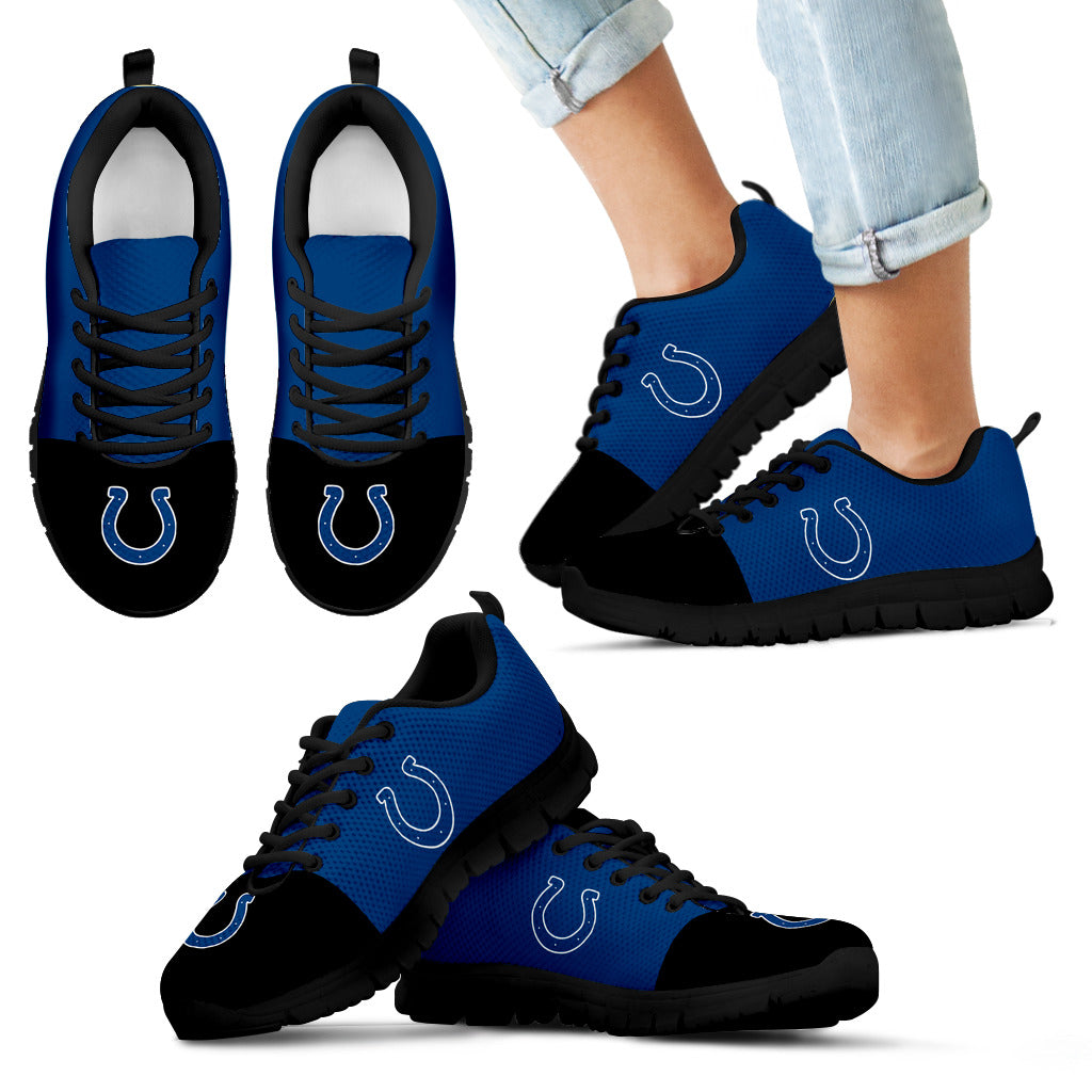 Two Colors Aparted Indianapolis Colts Sneakers