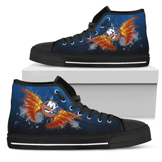 Angel Wings New York Islanders High Top Shoes